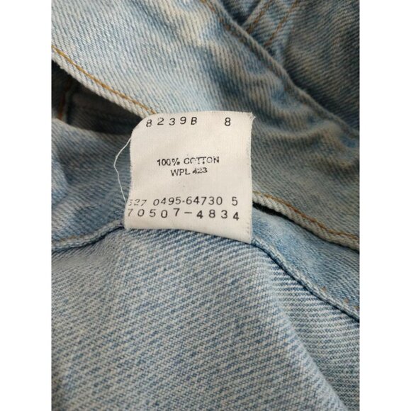 Levis X-Large Vintage Denim Jacket With Button Closure - Picture 9 of 9
